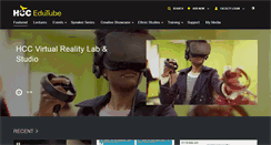 Desktop Screenshot of edutube.hccs.edu