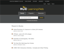 Tablet Screenshot of m.learning.hccs.edu