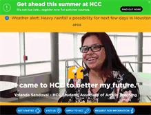 Tablet Screenshot of hccs.edu